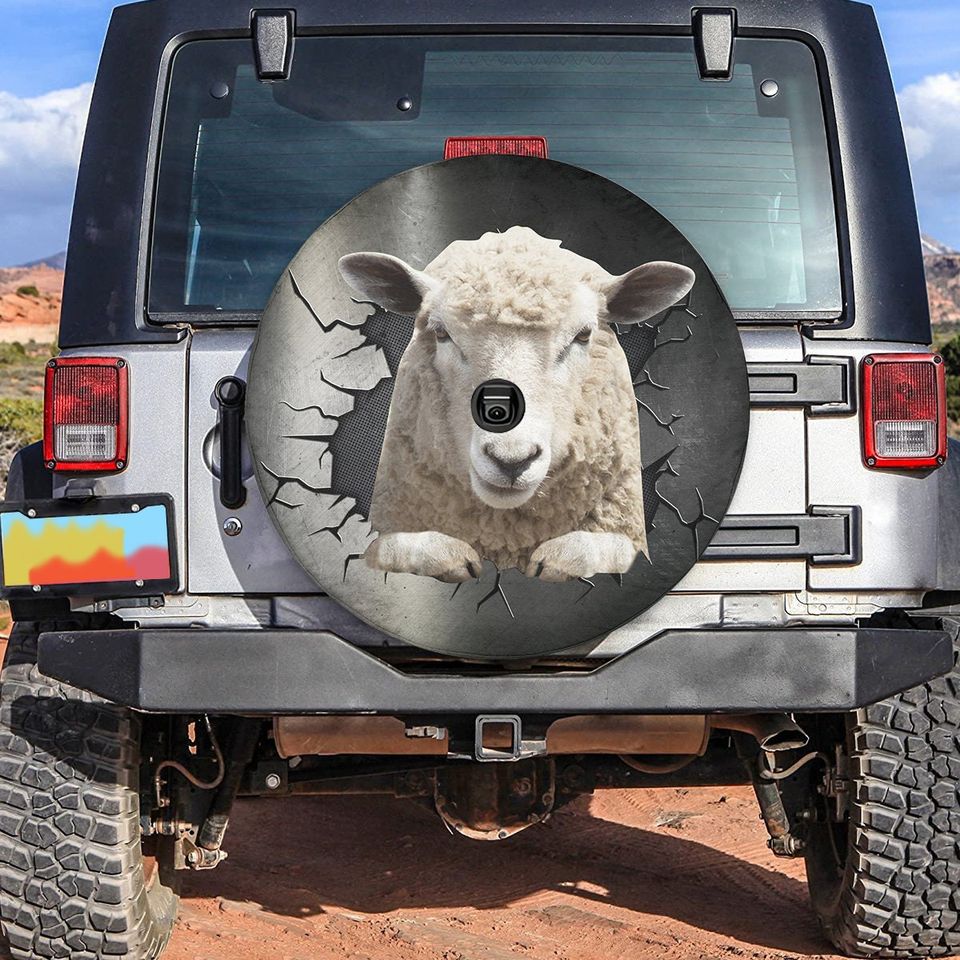 Sheep Farm Animal Spare Tire Cover