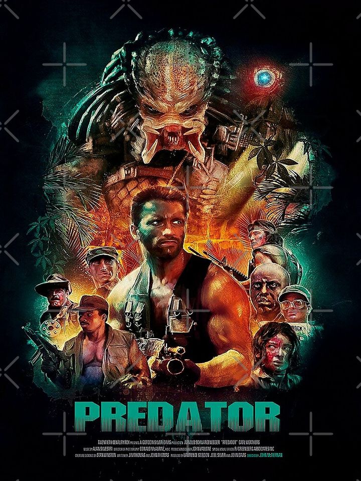 Predator Canvas Premium Matte Vertical Poster