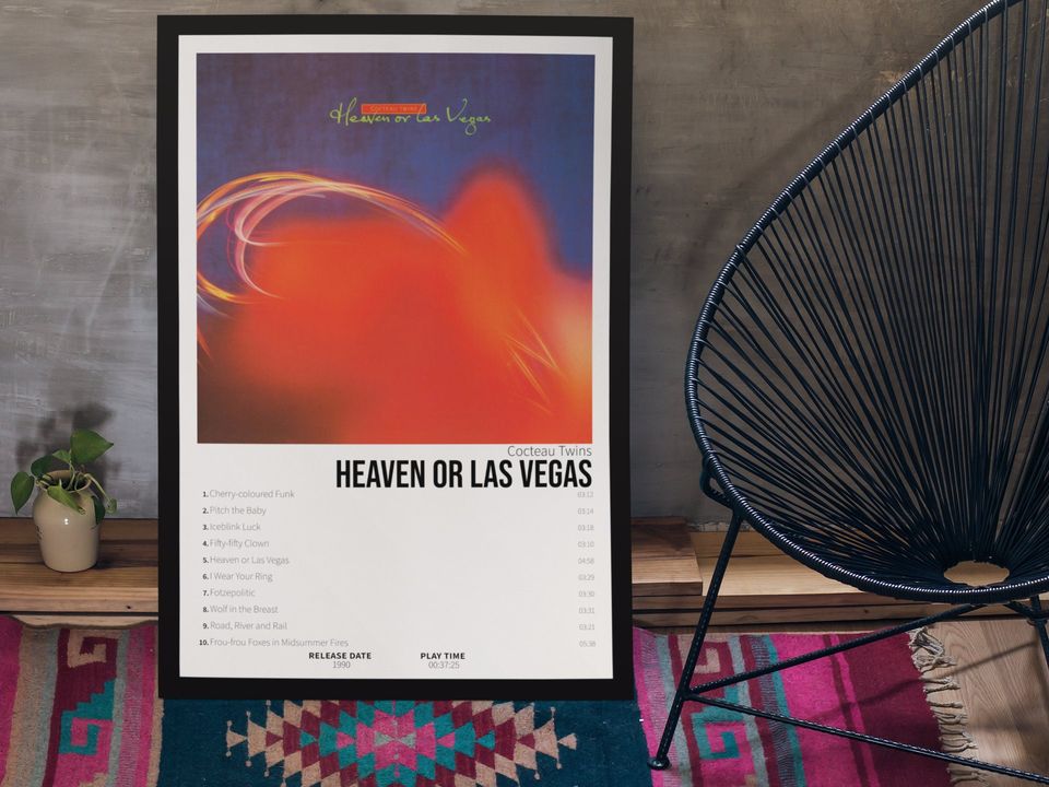 Cocteau Twins - Heaven Or Las Vegas Album Cover Poster