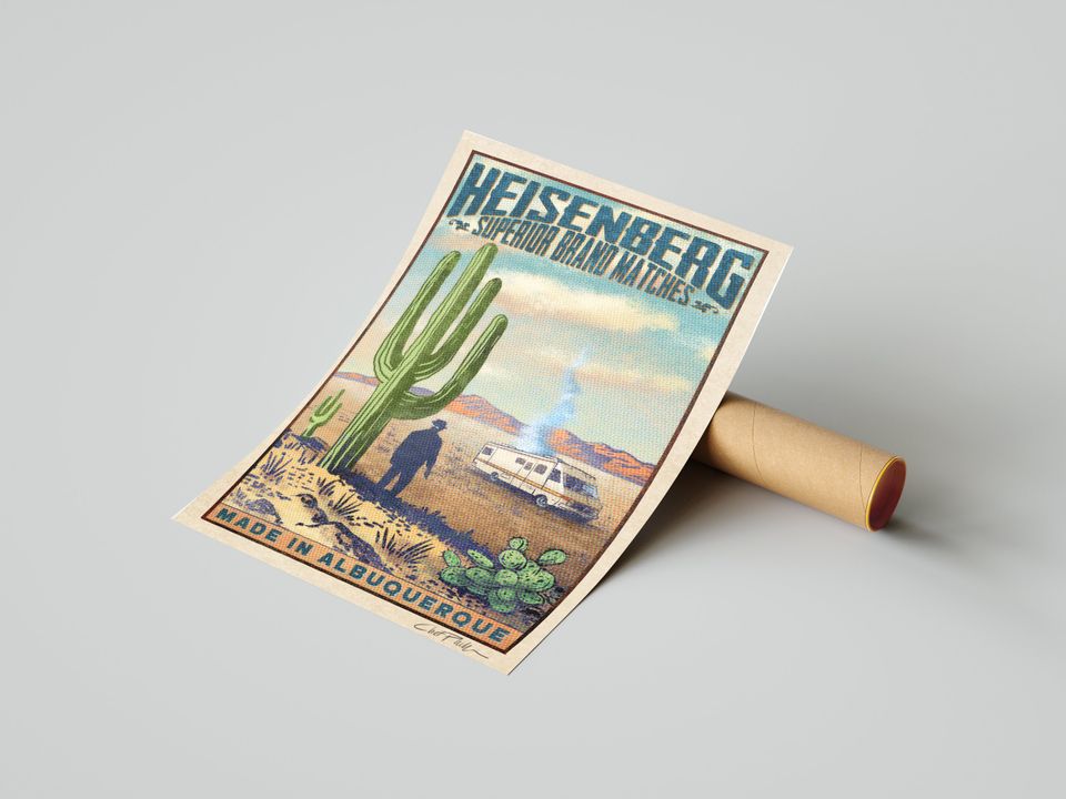 Breaking Bad Poster | Walter White Poster | Jesse Pinkman Poster