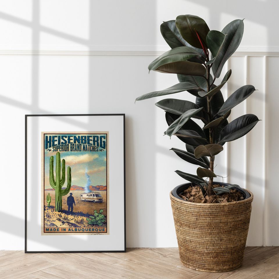 Breaking Bad Poster | Walter White Poster | Jesse Pinkman Poster