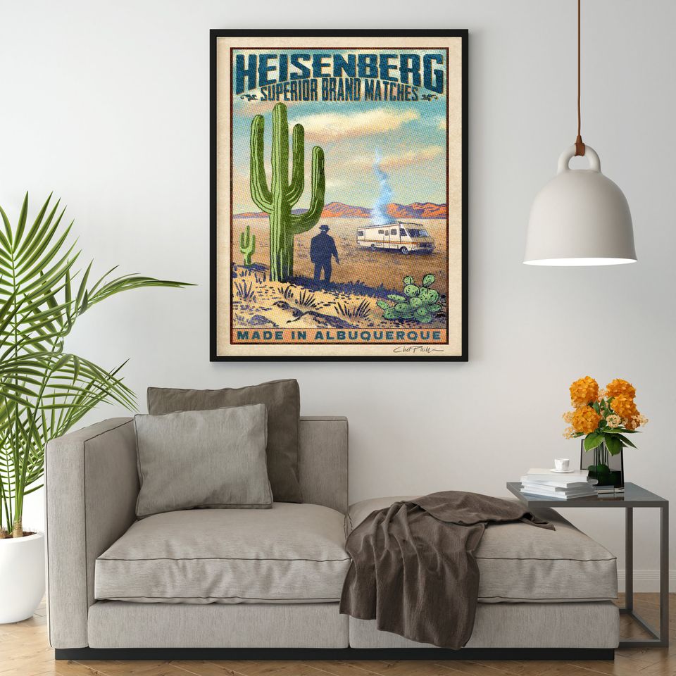 Breaking Bad Poster | Walter White Poster | Jesse Pinkman Poster