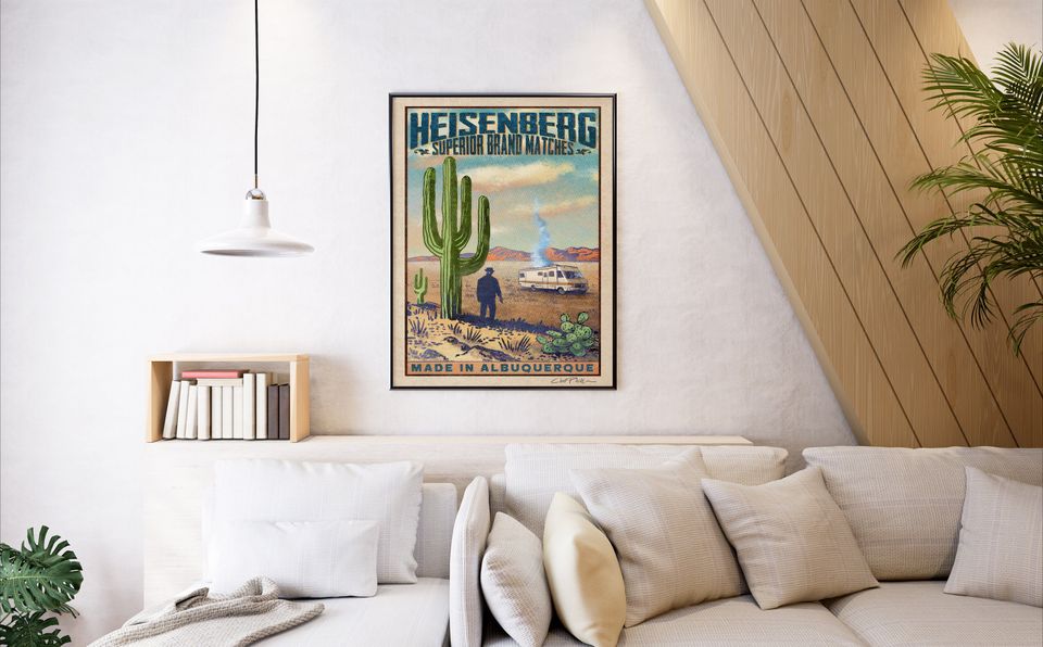 Breaking Bad Poster | Walter White Poster | Jesse Pinkman Poster