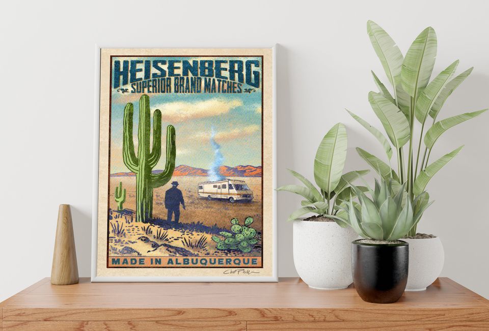 Breaking Bad Poster | Walter White Poster | Jesse Pinkman Poster