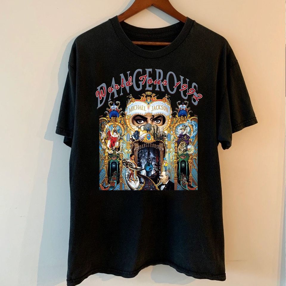 1992 Michael Jackson Dangerous World Tour T-Shirt