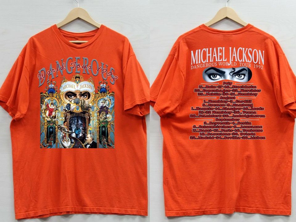 1992 Michael Jackson Dangerous World Tour T-Shirt