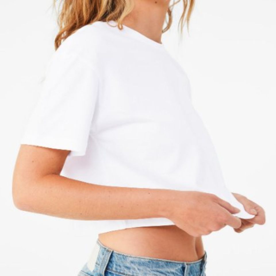 Mickey Mouse Flowy Cropped Tee