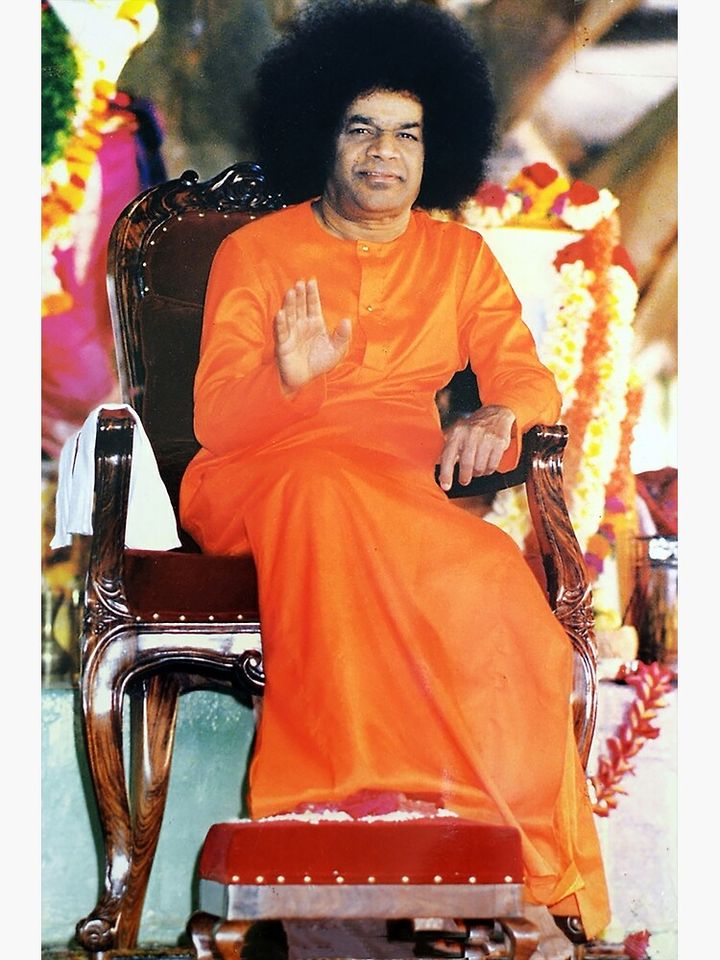 setya sai baba Premium Matte Vertical Poster