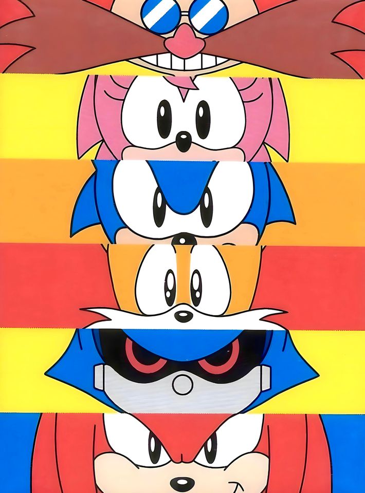 Sonic the Hedgehog Poster for bedroom decor