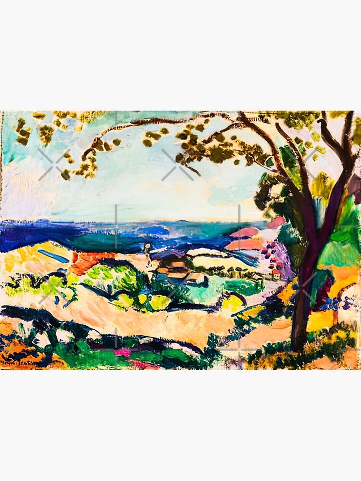Henri Matisse, the sea seen from collioure, 1906 Premium Matte Vertical Poster