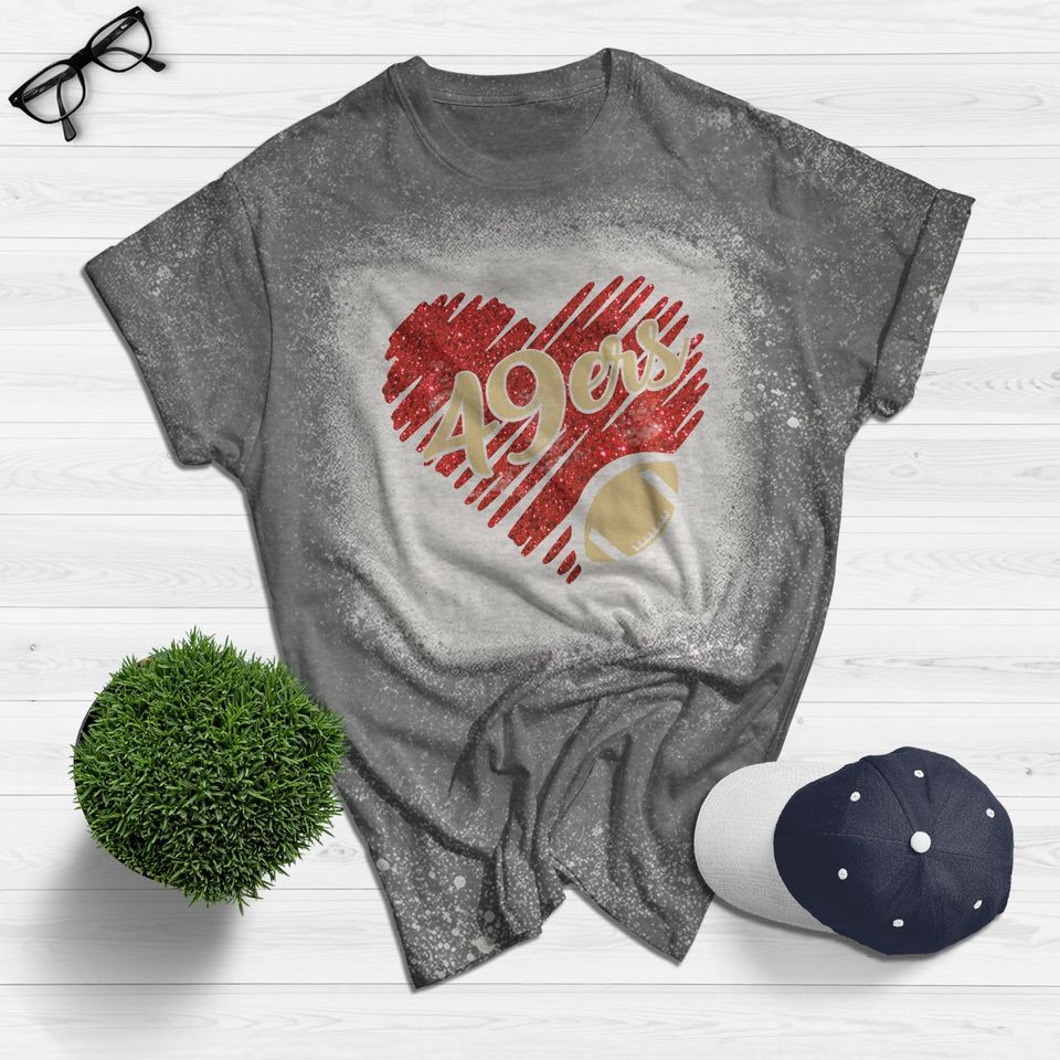 49ers  Bleached 3D T Shirt