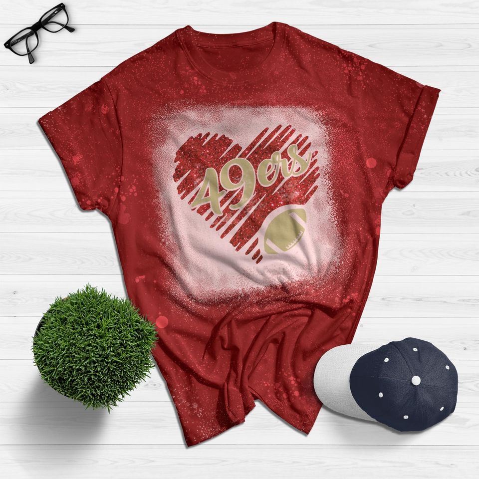 49ers  Bleached 3D T Shirt