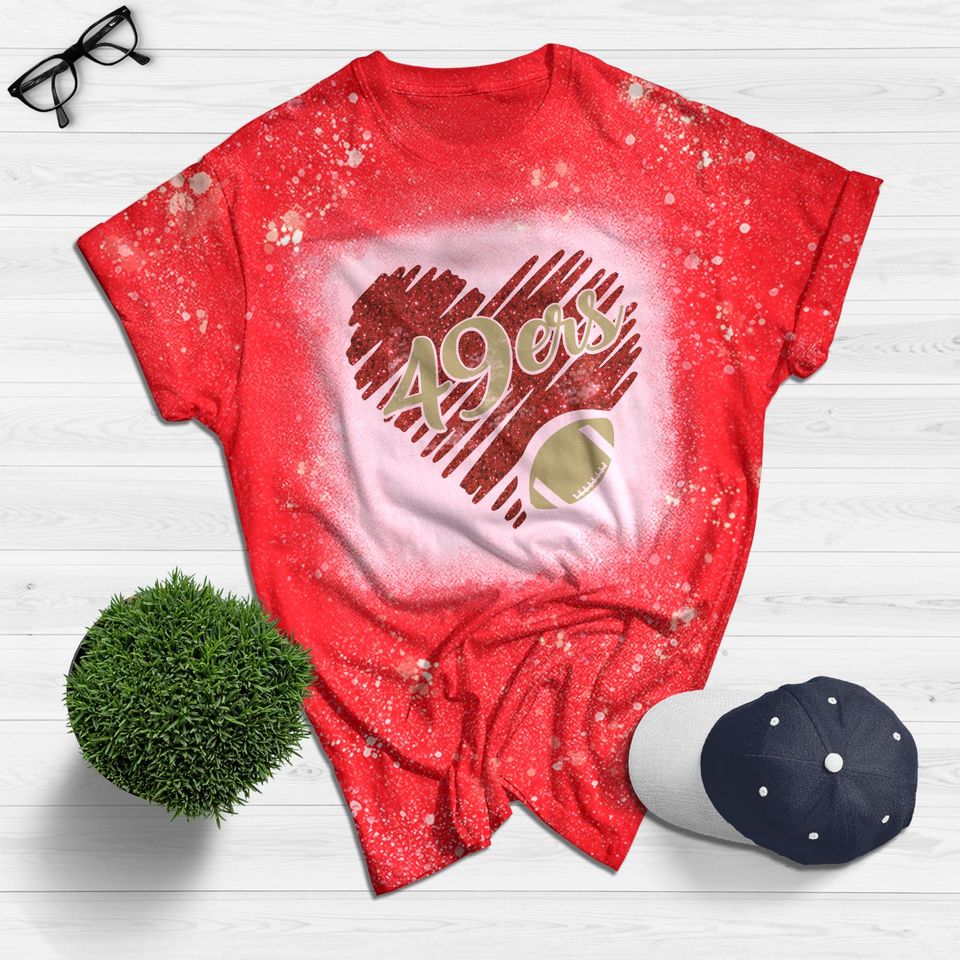 49ers  Bleached 3D T Shirt
