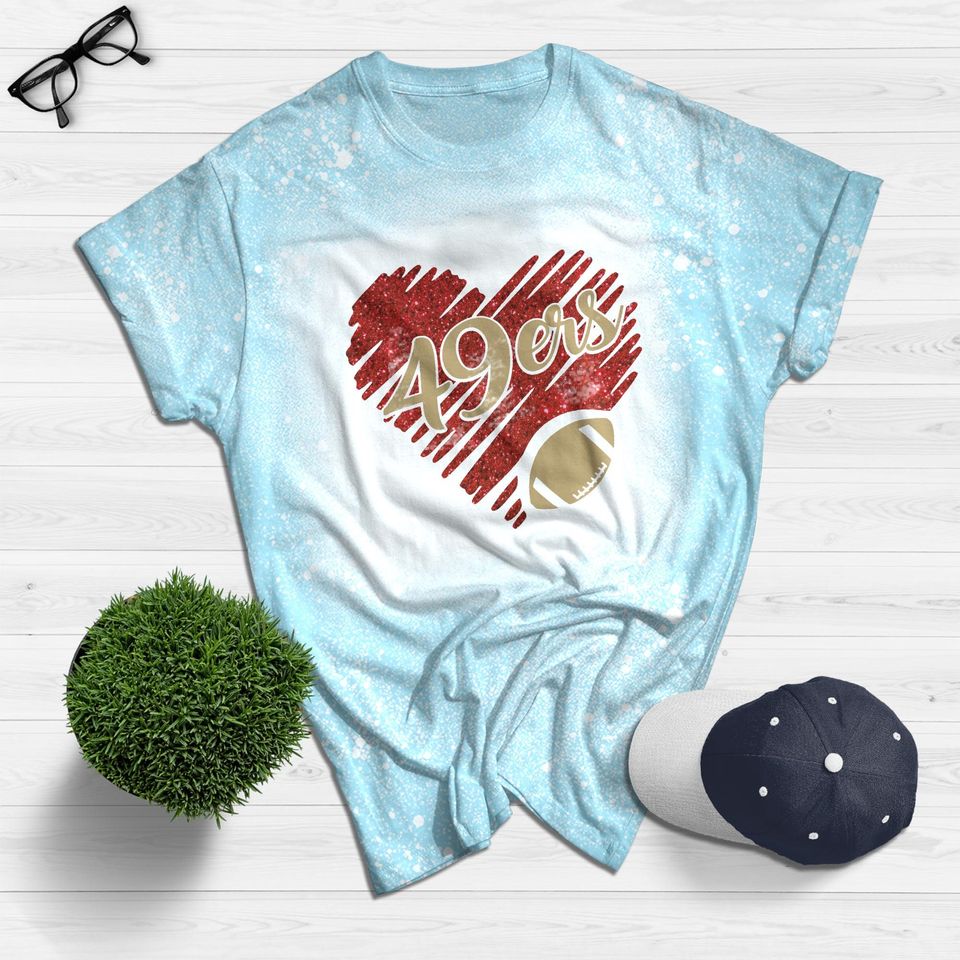 49ers  Bleached 3D T Shirt