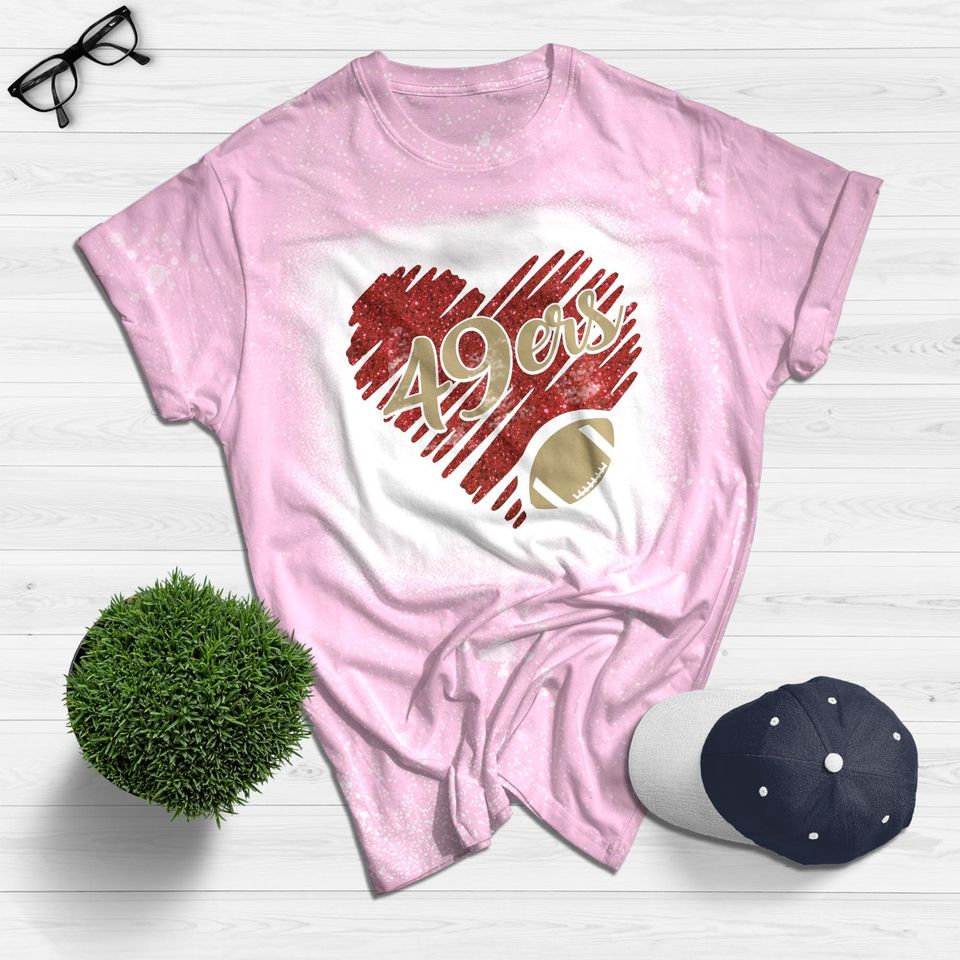 49ers  Bleached 3D T Shirt