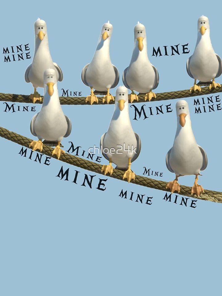 Mine! Seagulls from Finding Nemo Classic T-Shirt