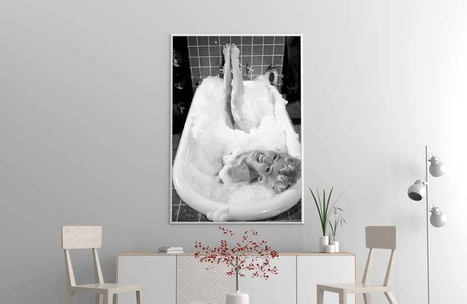 Marilyn Monroe Bathroom Poster