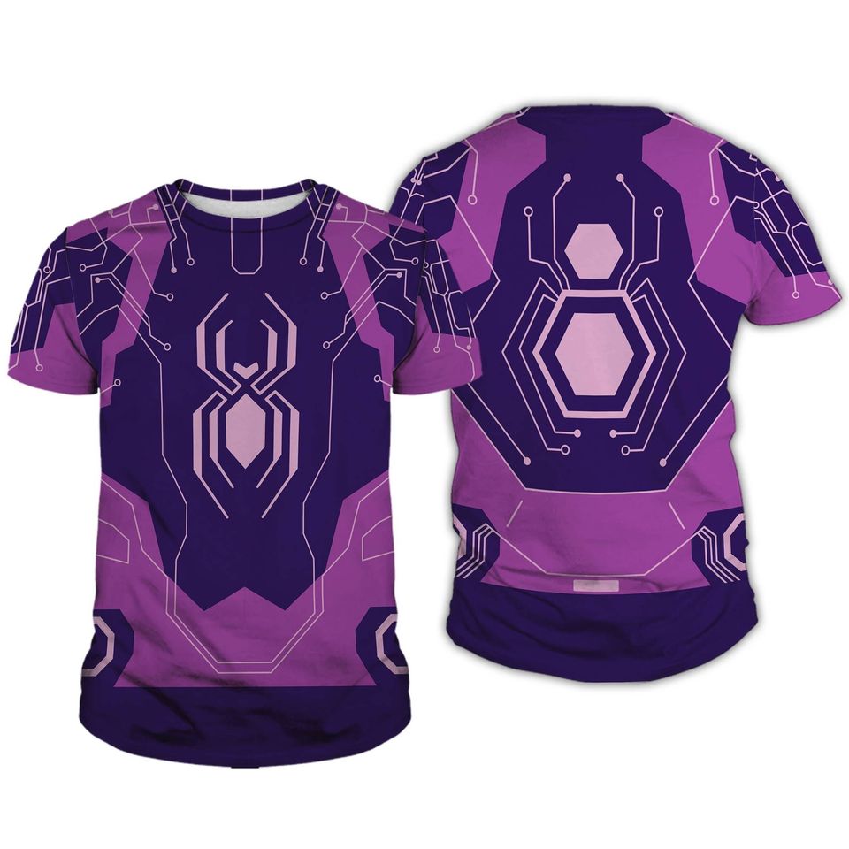 Spider Byte 3D Full Over Print Hoodie | Spider Man Across The SpiderVerse