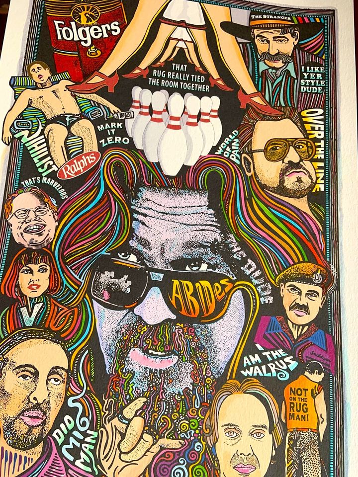 The Big Lebowski, quality art print.Poster