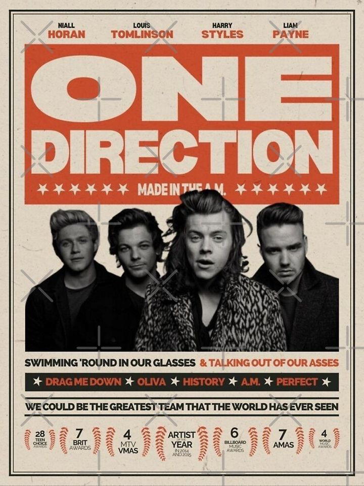 One Direction Made in the A.M Album Artwork Classic T-Shirt