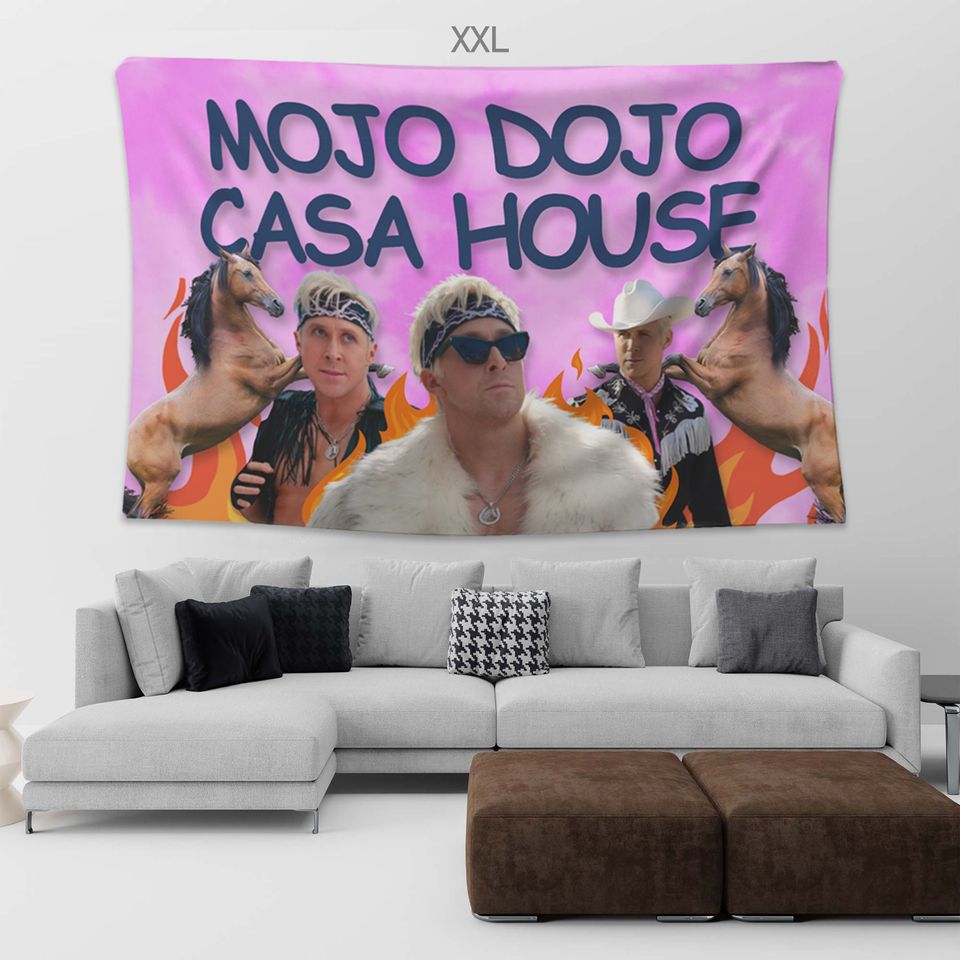 Mojo Dojo Casa House - Barbie Movie Tapestry