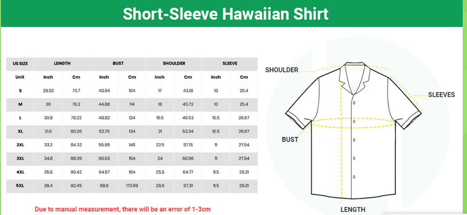 Aloha Shirts Headless Horseman 3D HAWAII SHIRT