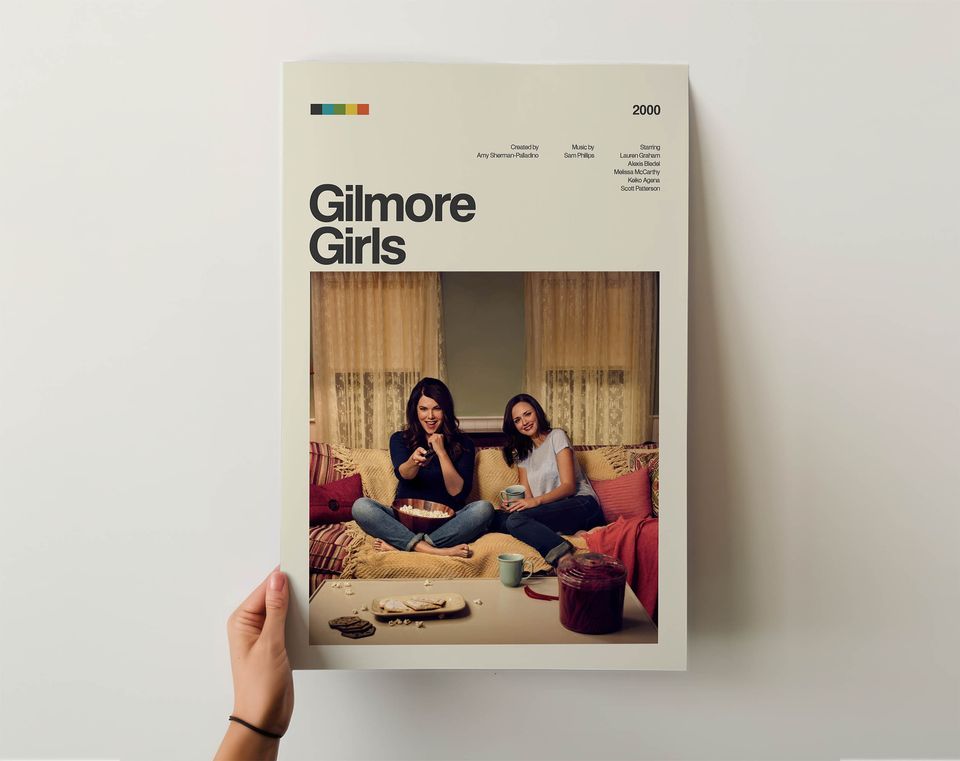 Gilmore Girls Poster Print, Tv Show Poster