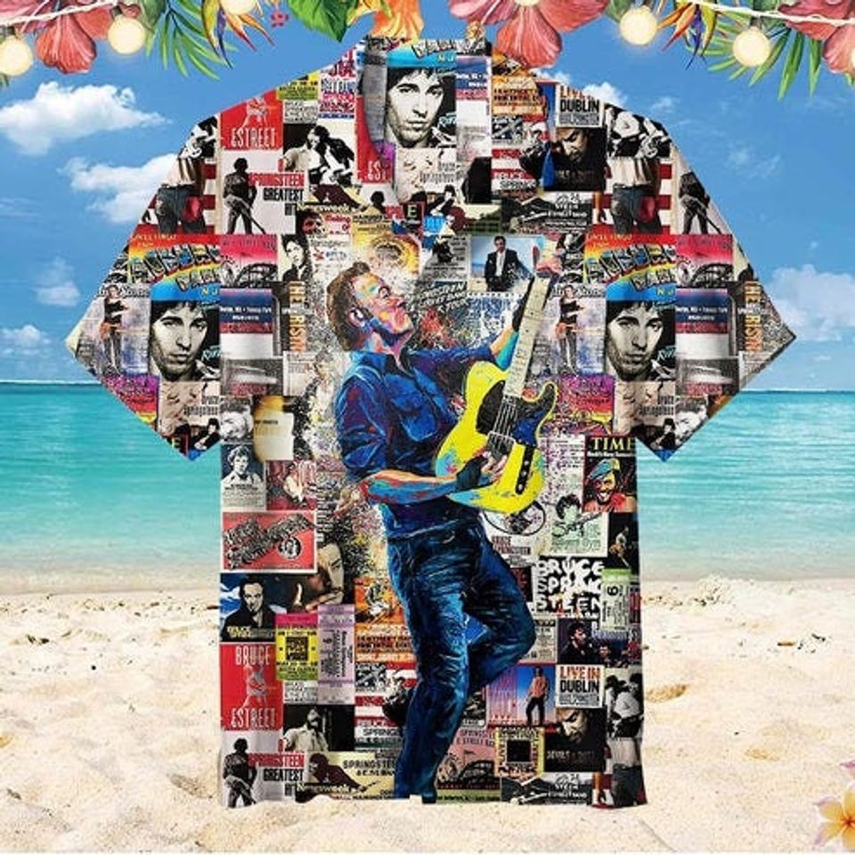 Bruce Frederick Joseph Springsteen Hawaiian Shirt, Bruce Springsteen Shirt