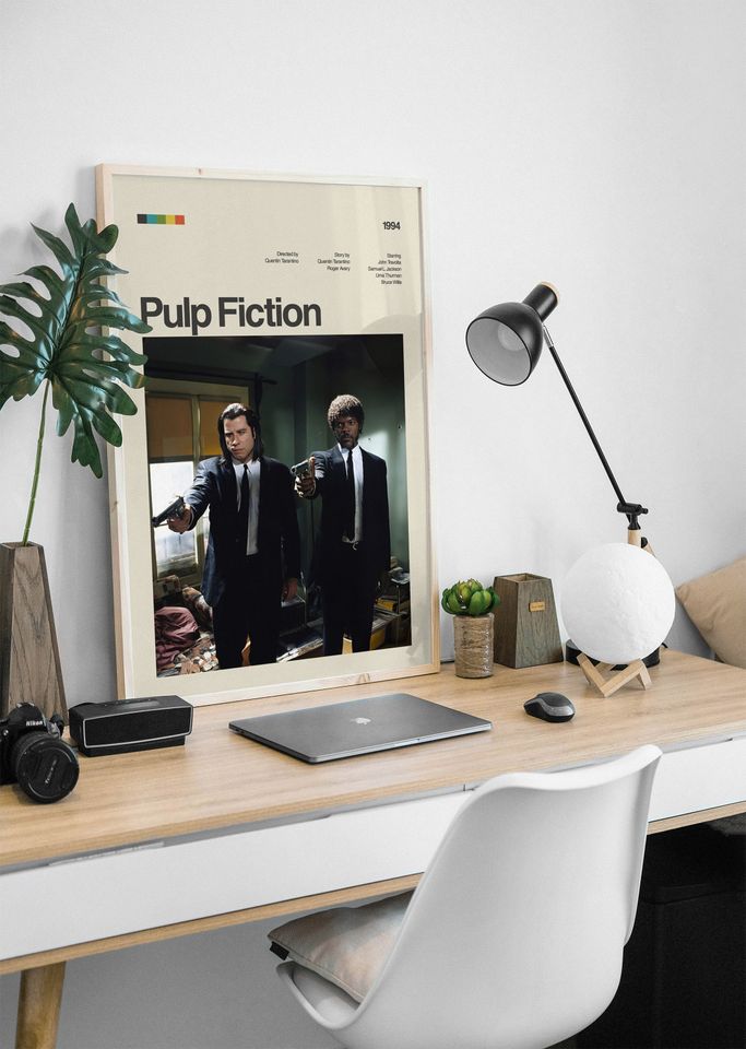 Pulp Fiction Poster Print No: 3, Movie Poster