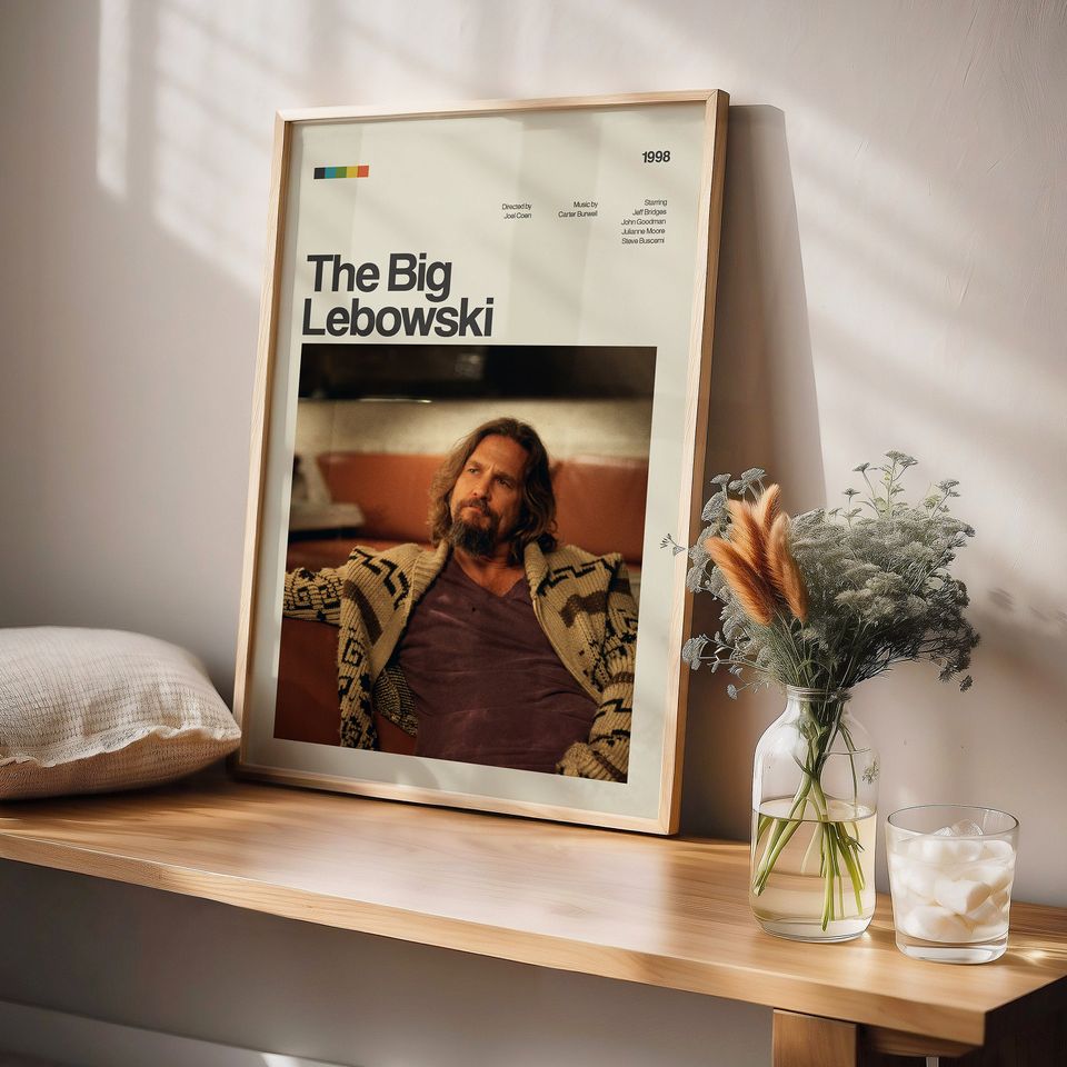The Big Lebowski Poster Print, Movie Poster