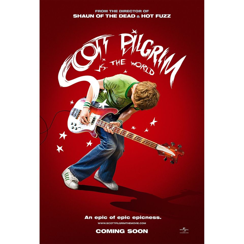 Scott Pilgrim Vs. The World Movie Poster, Room Decor