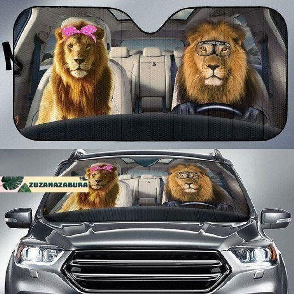 Lion Auto Sun Shade, Lion Car Sun Protector, Lion Sunshade