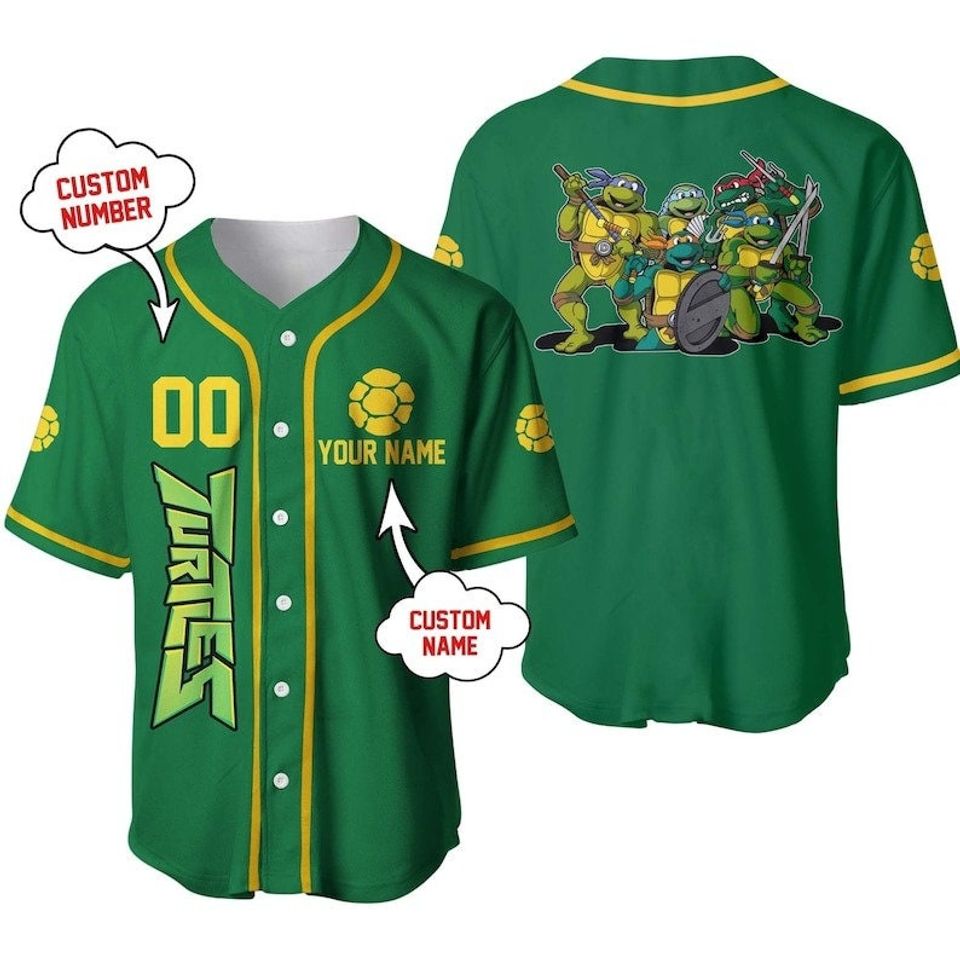 Custom Name & Number Teenage Mutant Ninja Turtles Mutant
