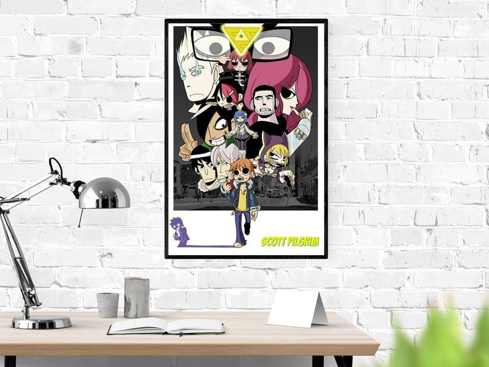 Scott Pilgrim Takes Off 2023 Poster