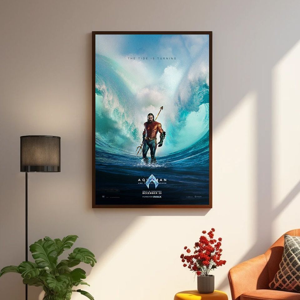 Aquaman and the Lost Kingdom Poster, Aquaman Movie Poster