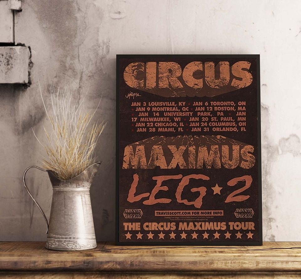 The Circus Maximus Tour 2024 Poster, 2024 Poster