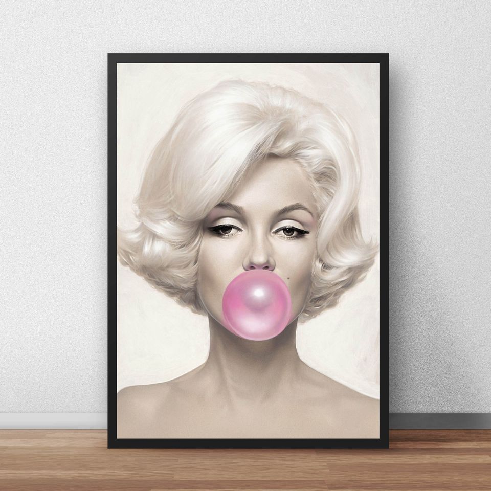 Marilyn Monroe Poster, Vintage Photography