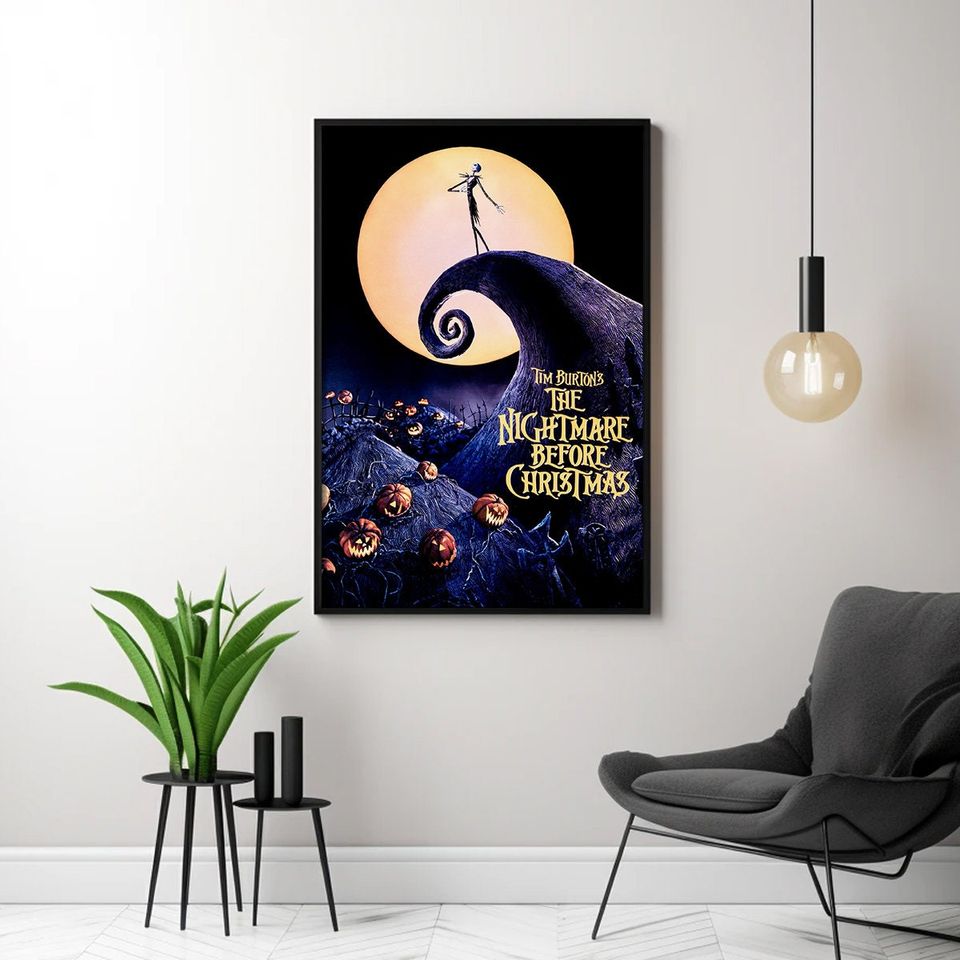 The Nightmare Before Christmas (1993) Classic Movie Poster