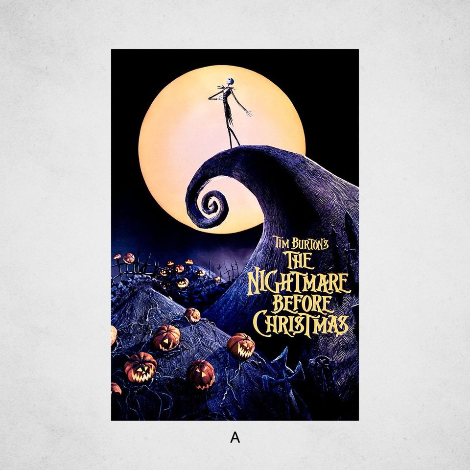 The Nightmare Before Christmas (1993) Classic Movie Poster