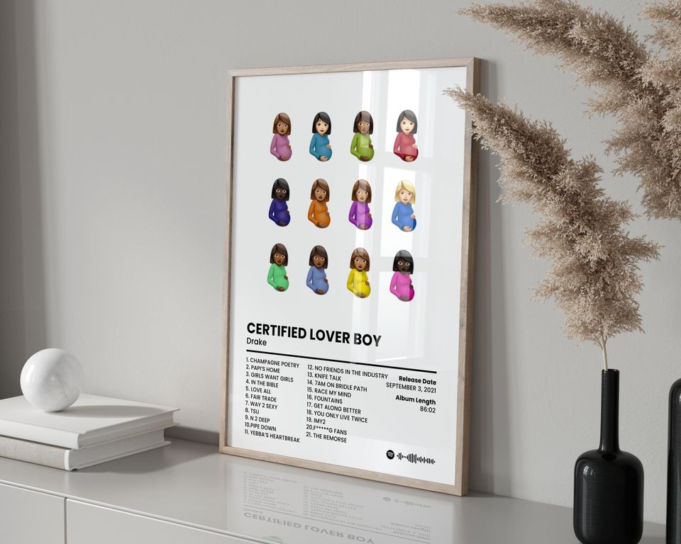 Custom Cover Poster, Personalized Album Print, Classics Rap Poster