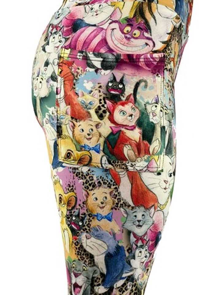 All The Disney Cats Leggings