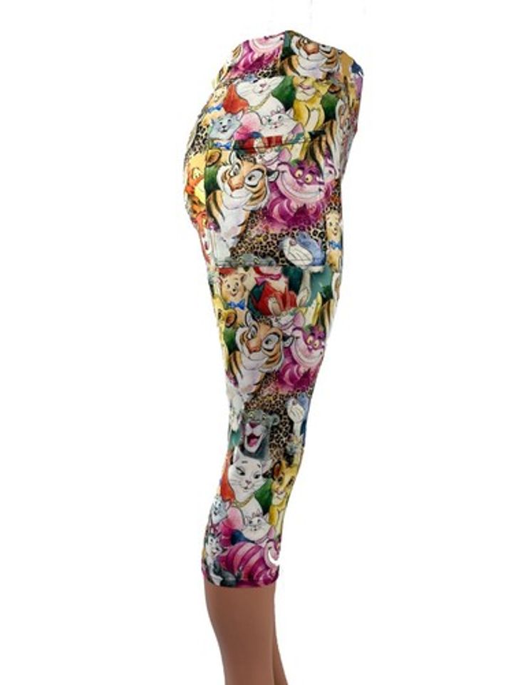 All The Disney Cats Leggings