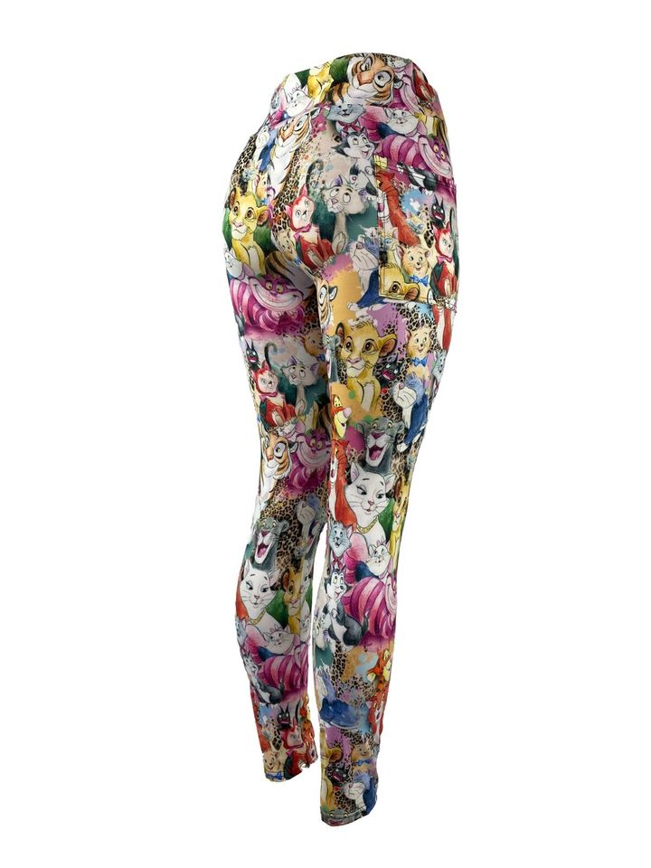 All The Disney Cats Leggings