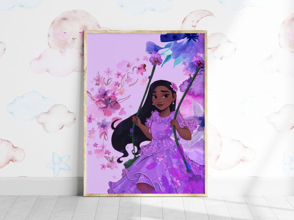 Isabela Madrigal Encanto Poster/ Encanto Poster