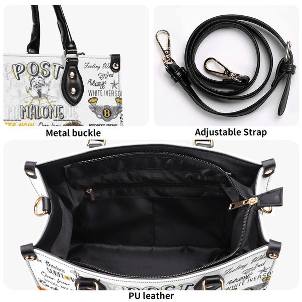 Post Malone Leather Bag, Post Malone Handbag