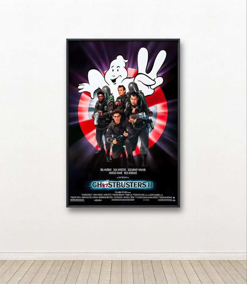 Ghostbusters Print, Ghostbusters Poster, 1989 American Poster