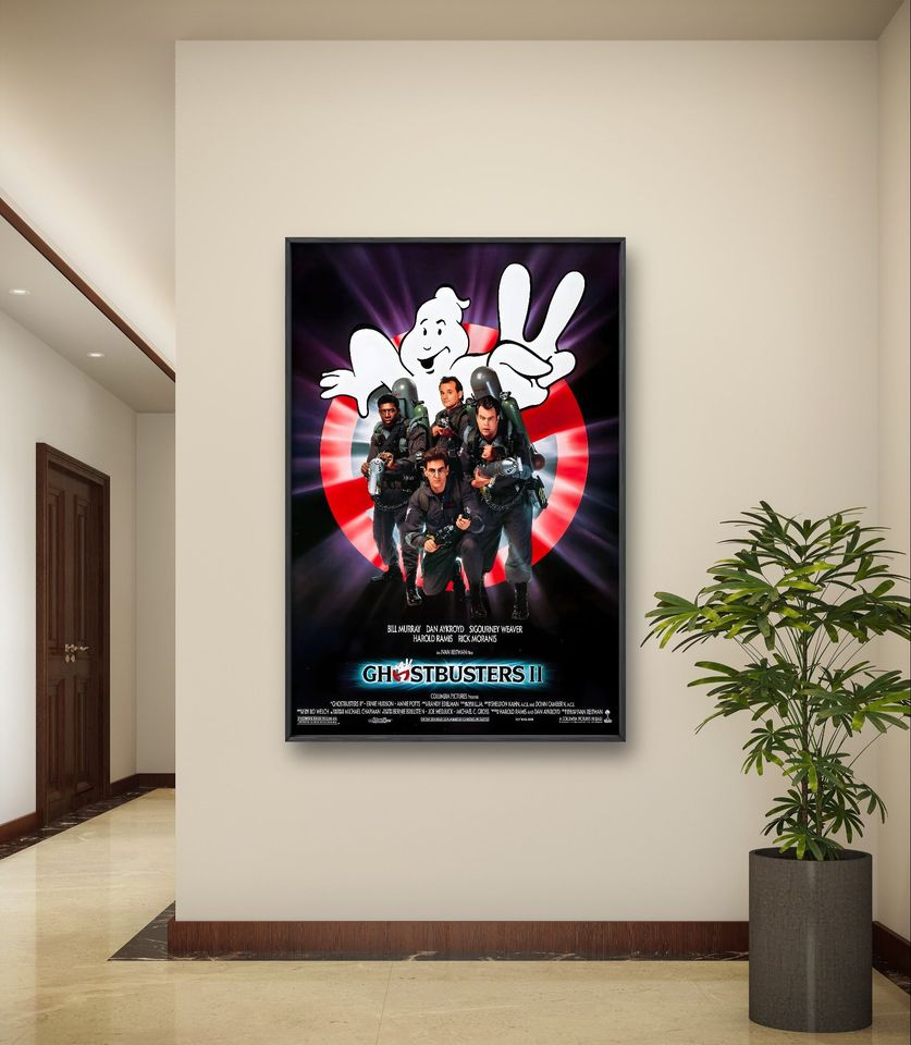 Ghostbusters Print, Ghostbusters Poster, 1989 American Poster