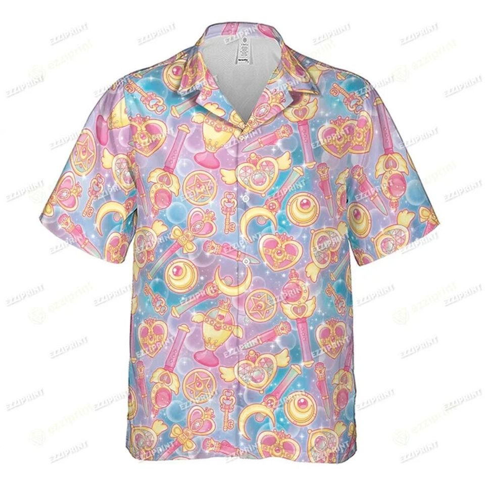MAGICAL GIRLS SAILOR MOON HAWAIIAN SHIRT