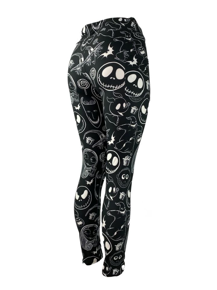 Jack Skellington Oogie Boogie Zero Sally Lock Shock & More Leggings