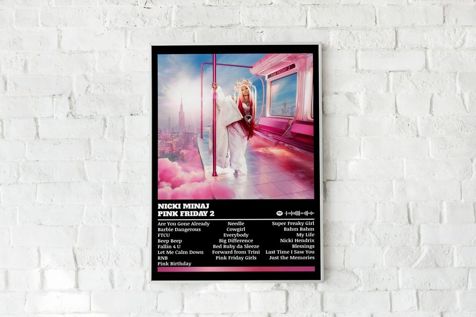 Nicki Minaj Poster, Queen Album Poster, Music Poster